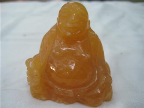 Calcite Orange Buddha balances emotions removes fear 618
